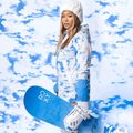 Giacca da snowboard donna ROXY Chloe Kim azzurro nuvole 8