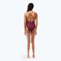 Costume intero Lacoste donna MF7264 penombra / alizarina / rosso 4