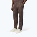 Pantaloni Lacoste XH1440 da uomo in velluto/data marrone