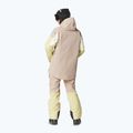 Picture Haakon giacca da sci donna roebuck / lime / canapa crema 3