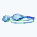 Occhialini da nuoto TYR Swimple Tie Dye Non-Mirrored blu/blu/verde per bambini