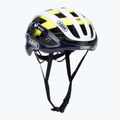 Casco da bicicletta ABUS AirBreaker Movistar Team 24 blu/giallo/bianco