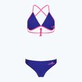 Costume da bagno due pezzi aquafeel Sun Bikini blu rosa fiamme