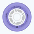 Ruote per pattini in linea Powerslide Neons LED 90 mm/85A 4 pcs. lilac