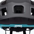 Casco da bici UVEX React nero/teal opaco 7