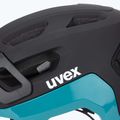 Casco da bici UVEX React nero/teal opaco 8