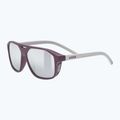 Occhiali da sole per bambini UVEX Cosmic Jr cranberry/grey matt/mirror silver