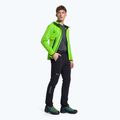 Felpa Salewa Agner Hybrid PL/DST FZ Hoody Uomo pale frog trekking 2
