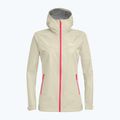 Salewa Puez Aqua 3 PTX, giacca da pioggia da donna, farina d'avena/corallo fluo 11