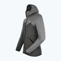 Felpa trekking uomo Salewa Puez Melange PL FZ Hoody nero melange 4
