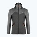 Felpa trekking uomo Salewa Puez Melange PL FZ Hoody nero melange 6