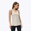 Maglietta da arrampicata Salewa Lavaredo Hemp Print Tank oatmeal da donna