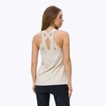 Maglietta da arrampicata Salewa Lavaredo Hemp Print Tank oatmeal da donna 3