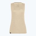 Maglietta da trekking Salewa da donna Puez Graphic Dry Tank oatmeal melange