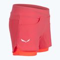 Pantaloncini da trekking da bambino Salewa Agner DST calypso coral 3