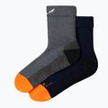 Calze da trekking da uomo Salewa MTN TRN AM QRT navy blazer 3