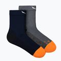 Calze da trekking da uomo Salewa MTN TRN AM QRT navy blazer 2