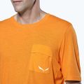 Camicia da trekking Salewa Agner Hemp/Dst turmeric da uomo 4