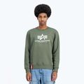 Alpha Industries felpa Basic oliva scuro da uomo