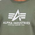 Alpha Industries felpa Basic oliva scuro da uomo 6