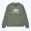 Alpha Industries felpa Basic oliva scuro da uomo 7