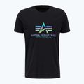 Maglietta Alpha Industries Basic Rainbow Reflective da uomo, nero 4