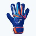 Guanti da portiere per bambini Reusch Attrakt Starter Solid Junior sharp blue/white/shocking orange 2