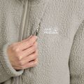 Pile donna Jack Wolfskin Cradle Mountain Full Zip colore sabbia chiaro 5