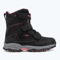 KangaROOS K-Robi KTX jet nero/rosa, stivali da neve per bambini 2