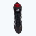 adidas Box Hog 4 nucleo nero / nuvola bianca / rubino puro scarpe da boxe 5