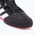 adidas Box Hog 4 nucleo nero / nuvola bianca / rubino puro scarpe da boxe 7