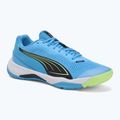 Scarpe sportive indoor da uomo PUMA Solarstrike III blu luminoso/club navy/mela frizzante