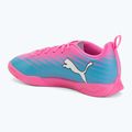 Scarpe da calcio per bambini PUMA Ultra 6 Play It Jr poison pink/puma wht/sun stream/bright aqua/puma blk 3