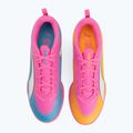Scarpe da calcio per bambini PUMA Ultra 6 Play It Jr poison pink/puma wht/sun stream/bright aqua/puma blk 5