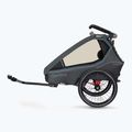 Qeridoo Kidgoo 1 rimorchio per bicicletta blu scuro/azzurro 3