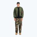 Alpha Industries MA-1 VF 59 Vintage Fit Bomber giacca da uomo verde scuro 2