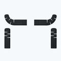 Sottotape per manubrio Ergon Orthocell Top Pads black 2