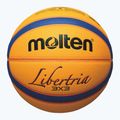 Pallacanestro Molten B33T5000 FIBA 3x3 giallo/blu misura 3 2