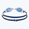 Occhialini da nuoto SWANS Ignition-N bianco/marino 4