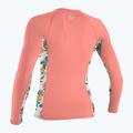 Nuoto donna manica lunga O'Neill Side Print Rash Guard desert flower/cara floral 2
