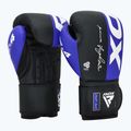 Guanti da boxe RDX REX F4 blu/nero 2