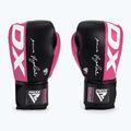 Guanti da boxe RDX REX F4 rosa/nero 2