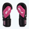 Guanti da boxe RDX REX F4 rosa/nero 4