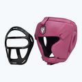 Casco da boxe RDX Guard Grill T1 rosa 4