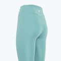 Leggings donna Gymshark Training Cropped verde acqua 4