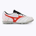 Scarpe da calcio per bambini Mizuno MRL Sala Club TF Jr bianco/rosso radiante 2