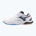 Mizuno Wave Fang 2 scarpa da badminton bianco/rosa tetra/tutto all'estero 8