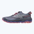 Scarpe da corsa da donna Mizuno Wave Mujin 11 blu granito/argento/corallo brillante 8