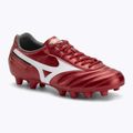 Scarpe da calcio Mizuno Morelia II Club FG 40° rosso/bianco/nero