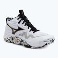 Scarpe da pallavolo Mizuno Wave Momentum Elite Mid white/black/gold